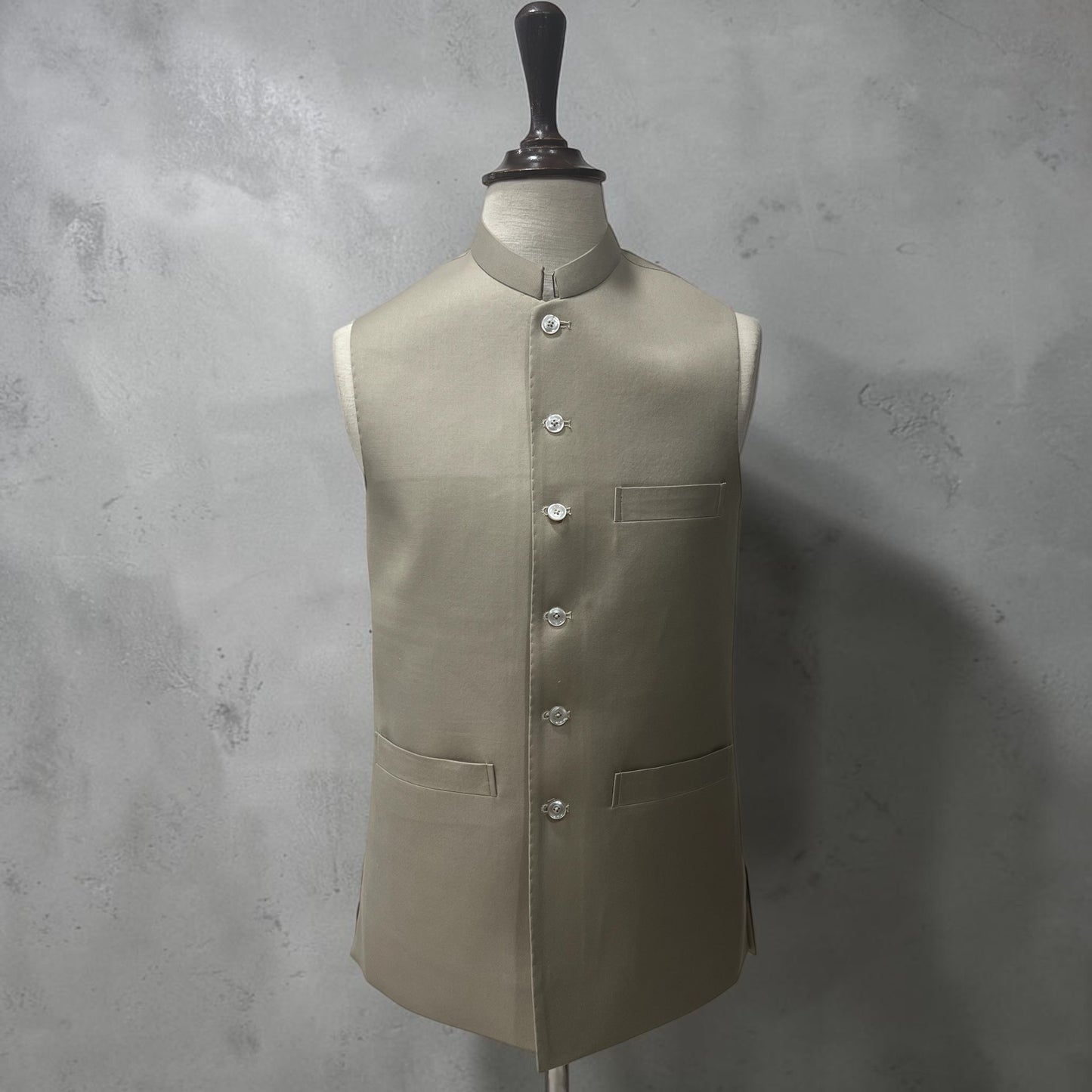 Plain cream waistcoat