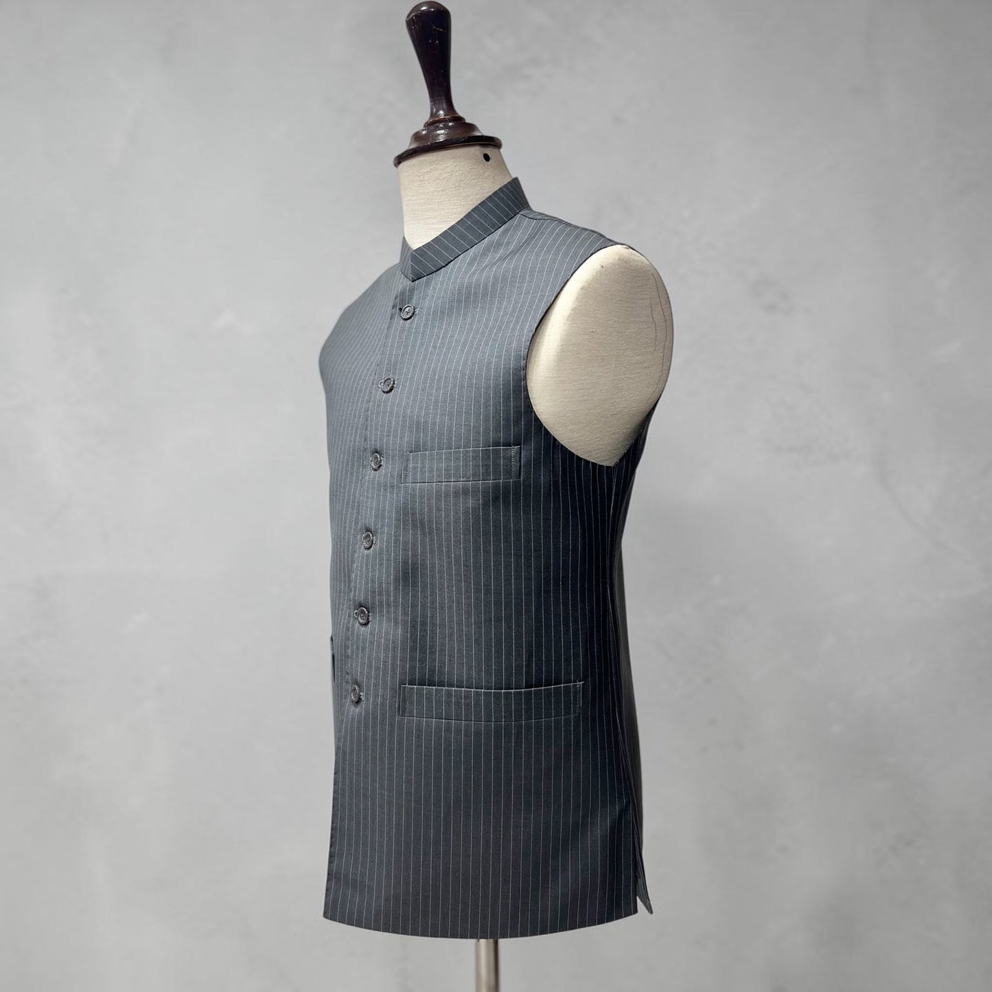Plain Navy blue waistcoat