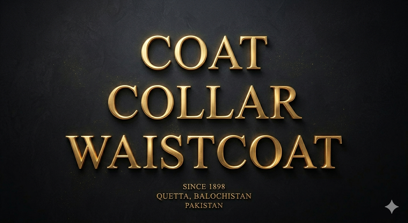 Coat collar waistcoat collection
