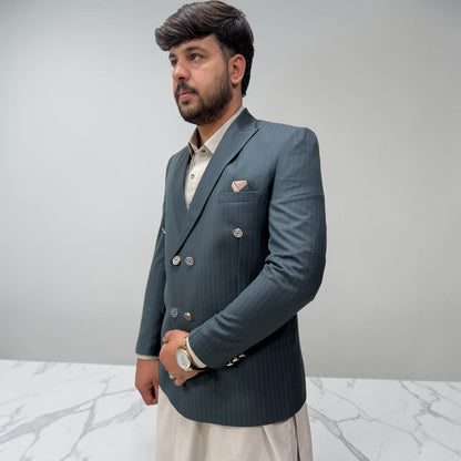 Double breasted coat