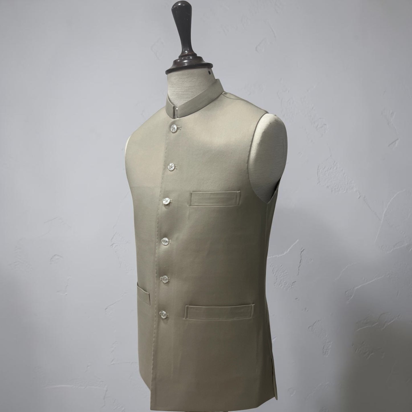 Plain cream waistcoat