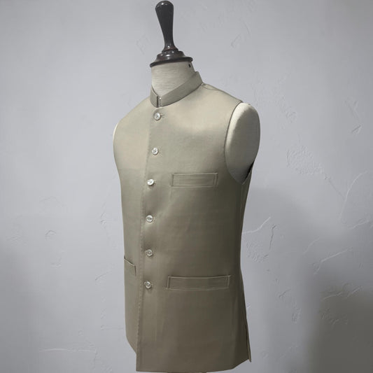 Plain cream waistcoat