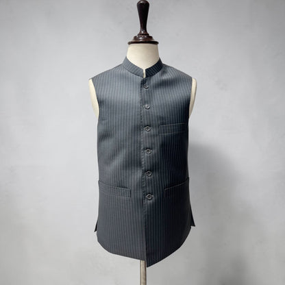 Plain Navy blue waistcoat