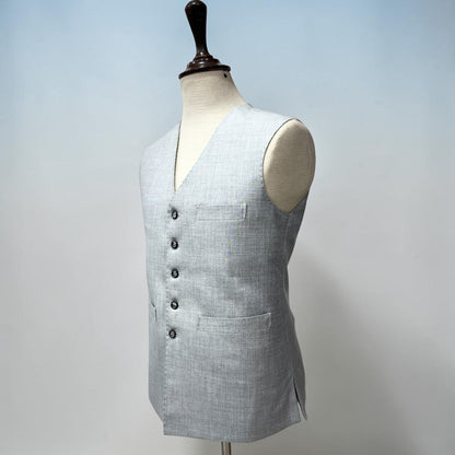 V-Neck grey waistcoat