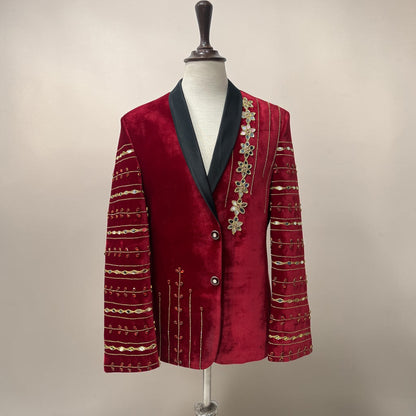 Hand embroidered coat