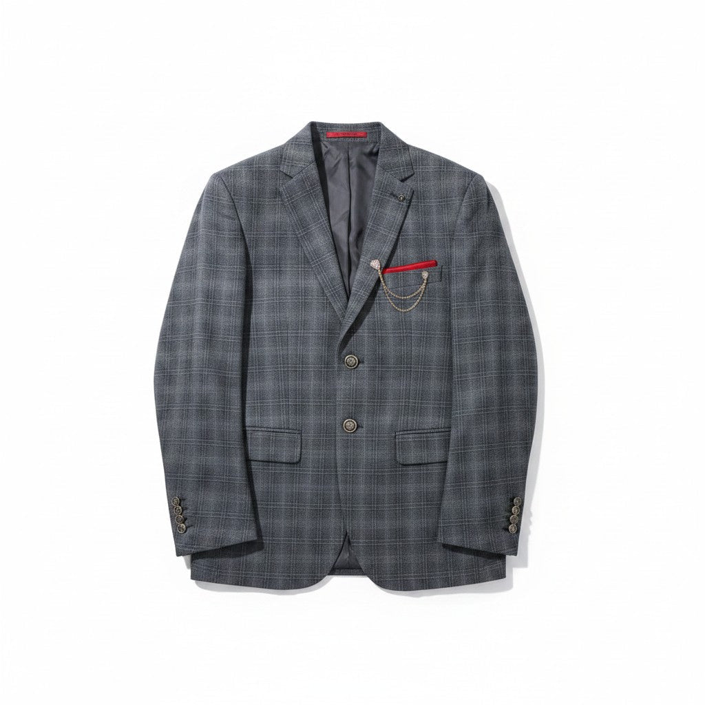 Check coat - Al amin coat and waistcoat mehal