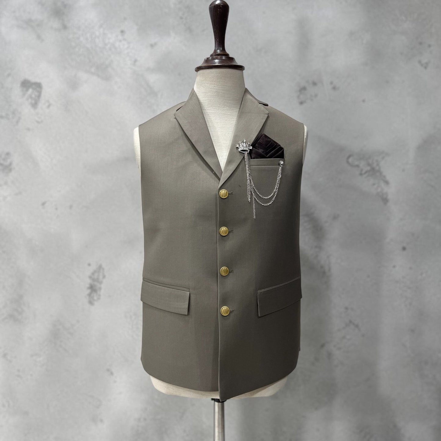 Coat collar waistcoat - Al amin coat and waistcoat mehal