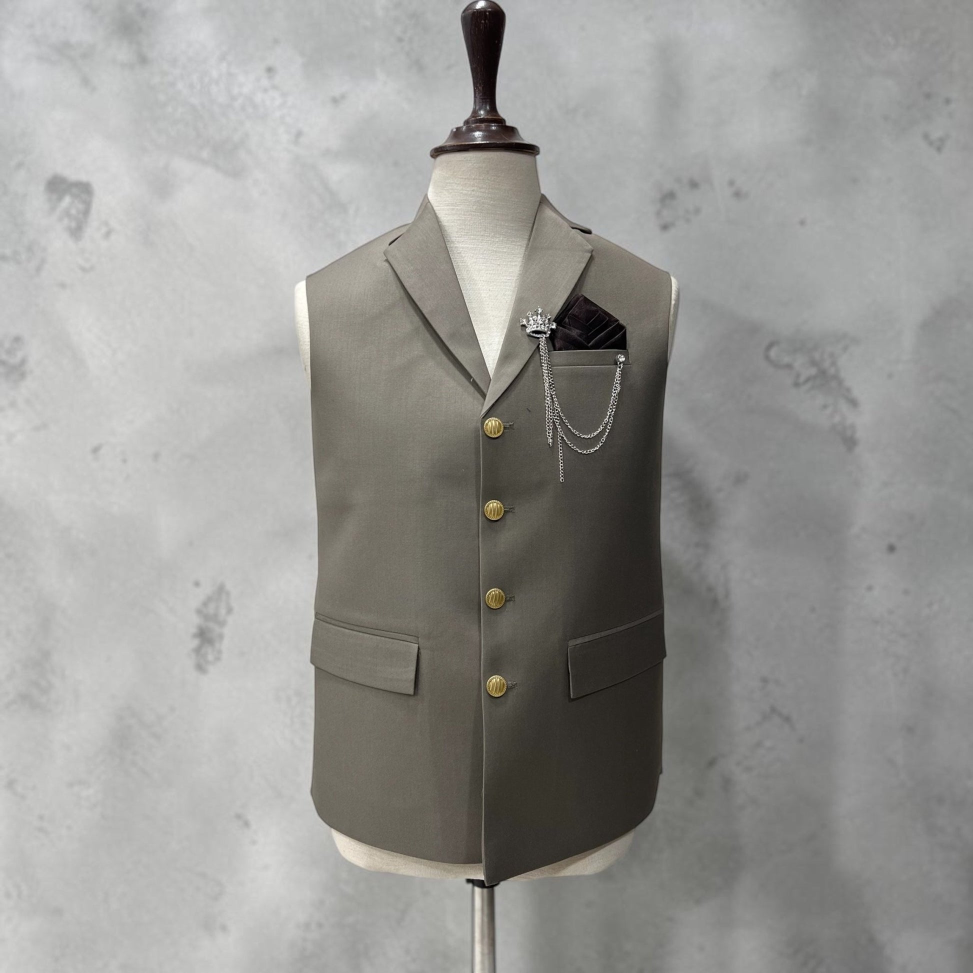 Coat collar waistcoat - Al amin coat and waistcoat mehal