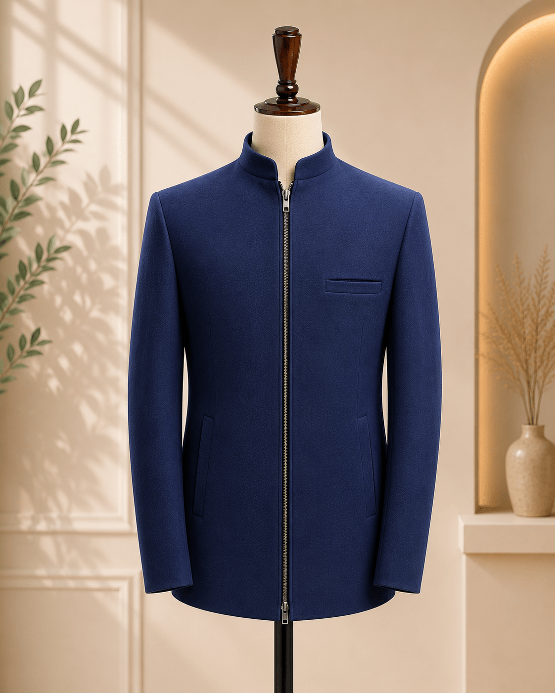 Men’s Premium Zipper Coat - Al amin coat and waistcoat mehal