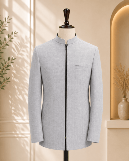 Men’s Premium Zipper Coat - Al amin coat and waistcoat mehal