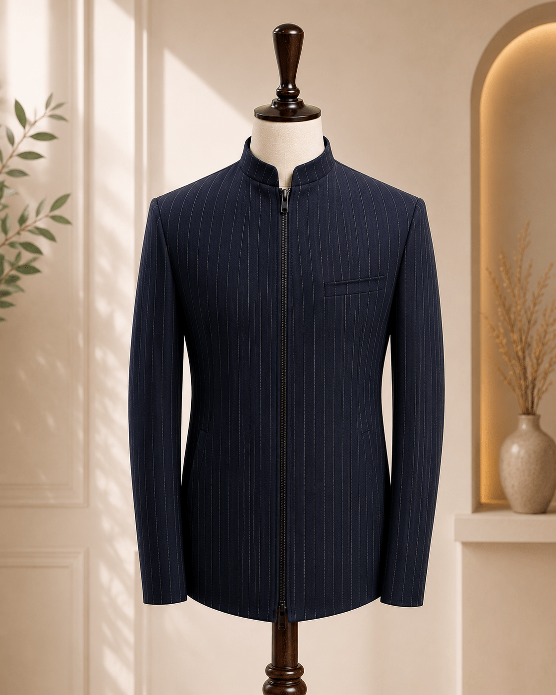 Men’s Premium Zipper Coat - Al amin coat and waistcoat mehal