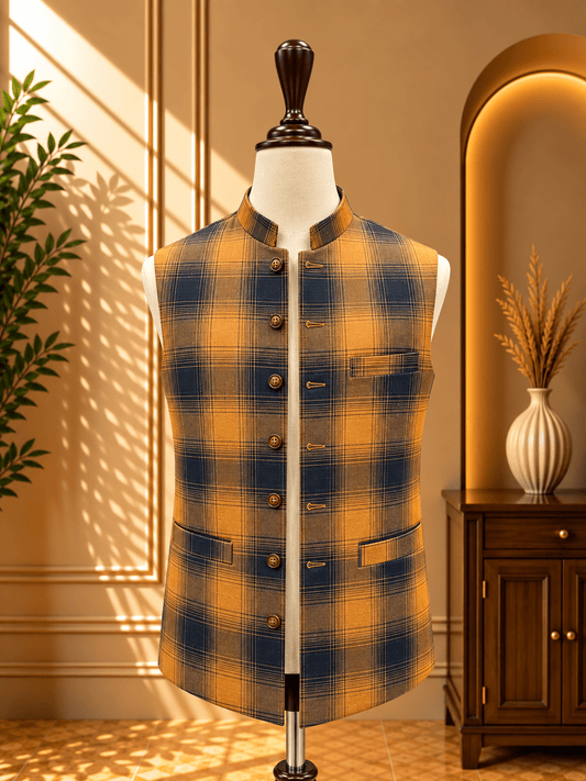 Sherwani Waistcoat – Festive Sale - Al amin coat and waistcoat mehal