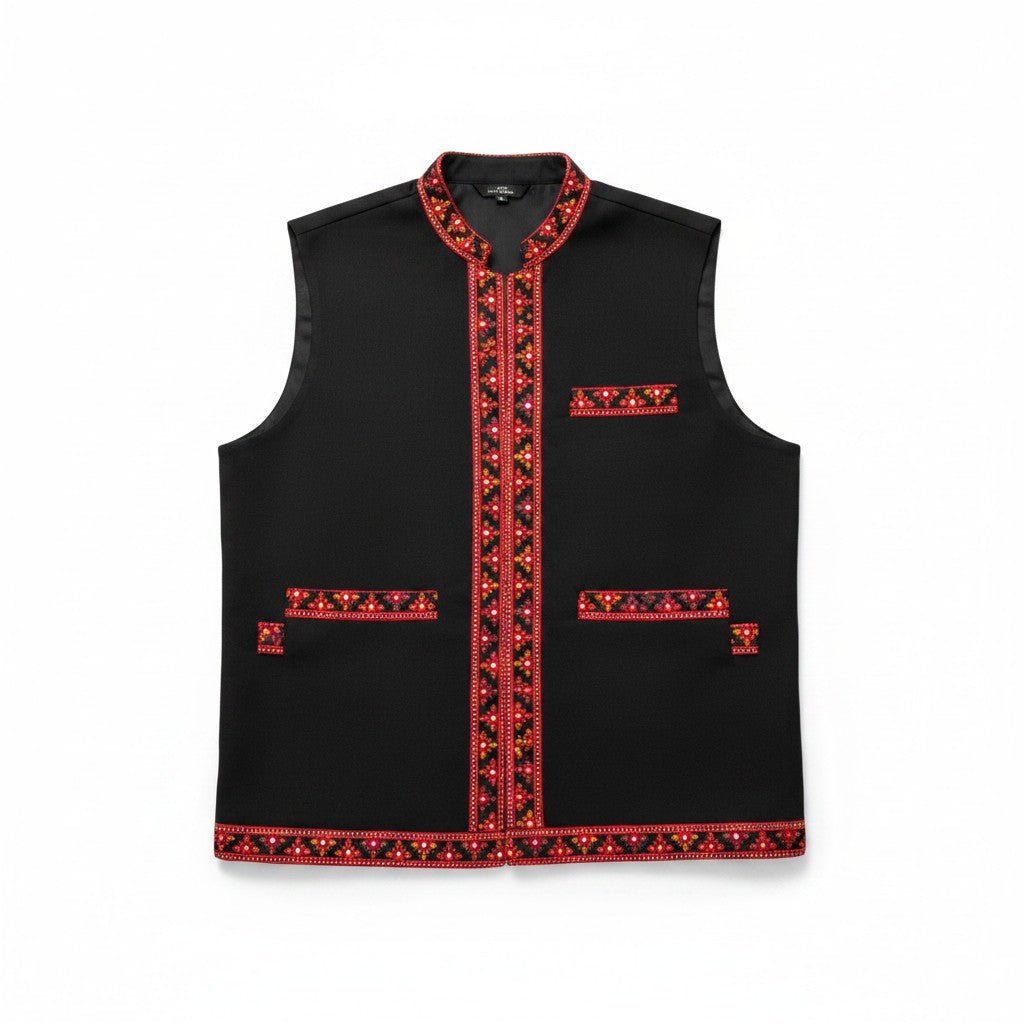 Traditional balochi waistcoat - Al amin coat and waistcoat mehal